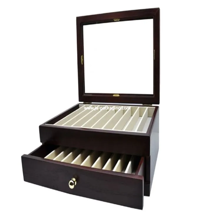 Rød brun penn samleboks